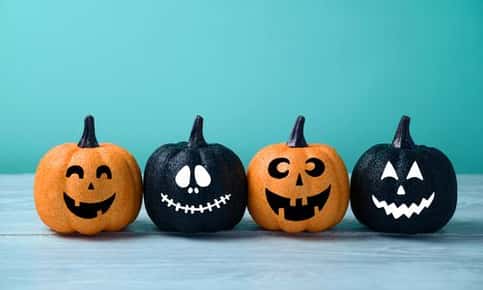 Halloween jack-o'-lanterns