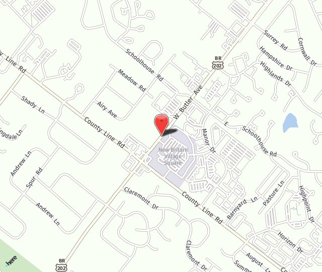 Location Map: 521 W. Butler Ave. Chalfont, PA 18914