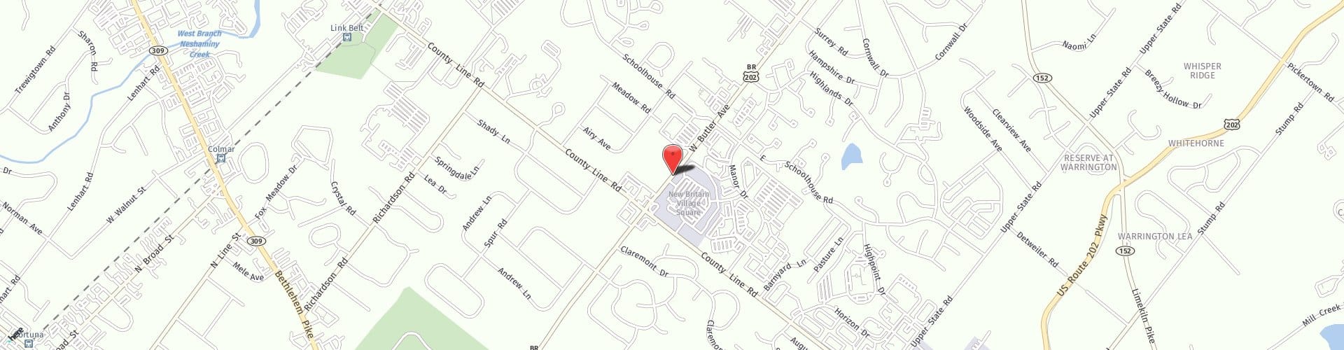 Location Map: 521 W. Butler Ave. Chalfont, PA 18914